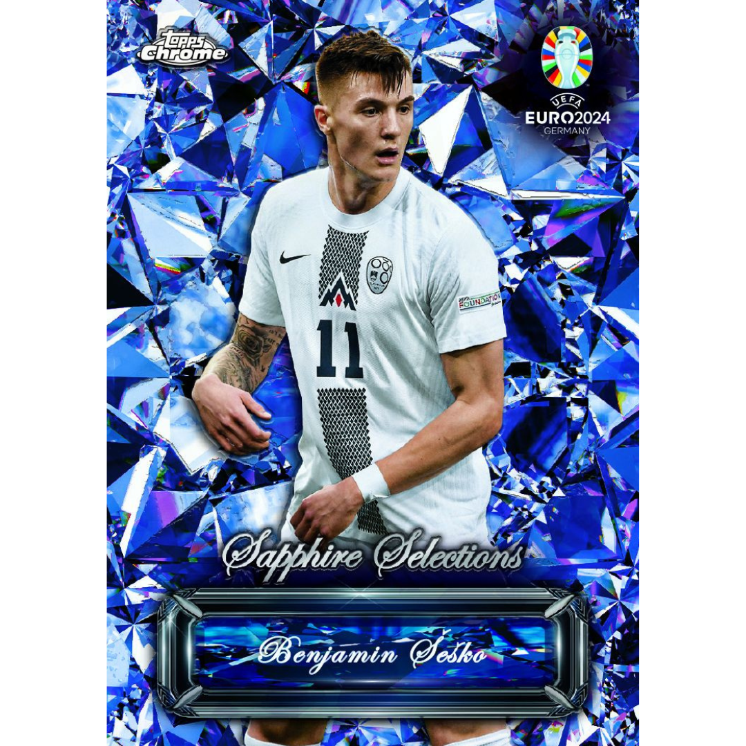 2024 Topps Chrome® UEFA EURO Sapphire Edition