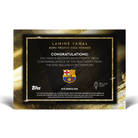 Lamine Yamal - 2024 Kopa Trophy Winner - LOOK OUT FOR ON CARD AUTO / RELICS - Ballon d’Or Topps NOW® Card [20 Cards]