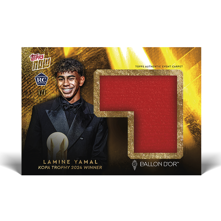 Lamine Yamal - 2024 Kopa Trophy Winner - LOOK OUT FOR ON CARD AUTO / RELICS - Ballon d’Or Topps NOW® Card [20 Cards]