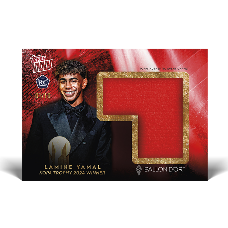 Lamine Yamal - 2024 Kopa Trophy Winner - LOOK OUT FOR ON CARD AUTO / RELICS - Ballon d’Or Topps NOW® Card [20 Cards]